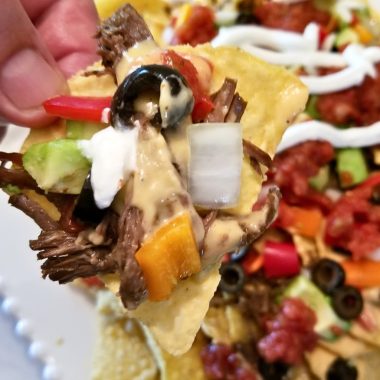 Shredded Beef Nachos