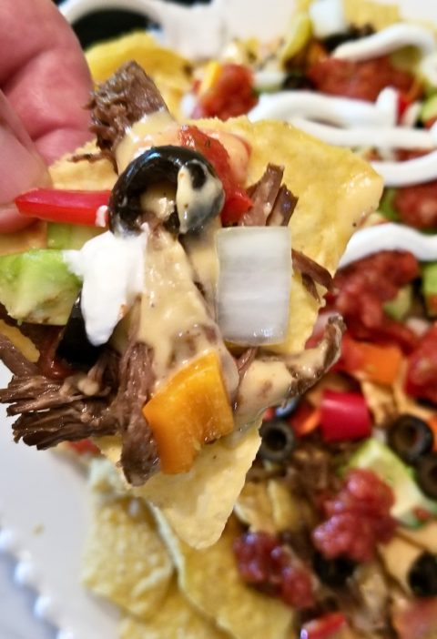Shredded Beef Nachos
