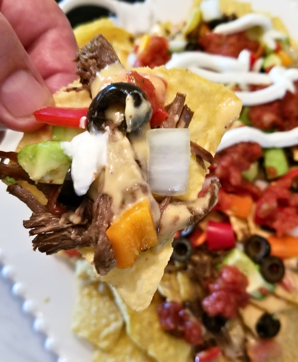 Shredded Beef Nachos