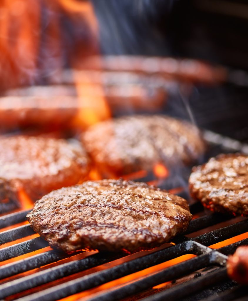 cooked hamburger storage