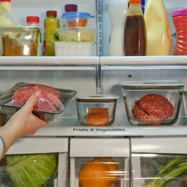 how to store cooked hamburger