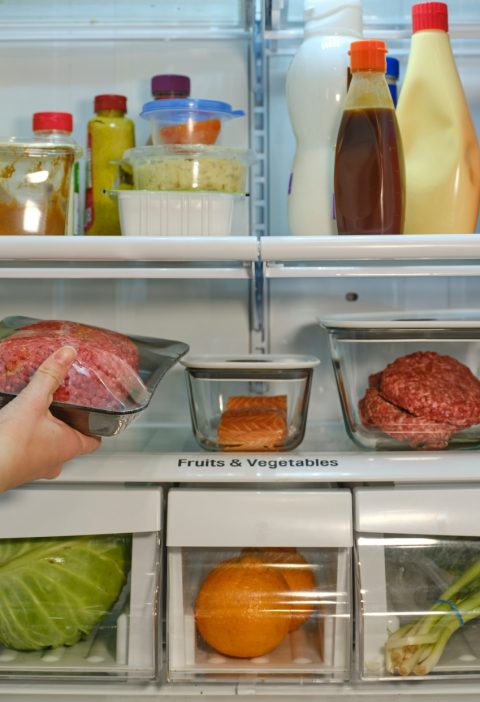 how to store cooked hamburger