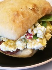 Smokey Hawaiian Egg Salad Ciabatta Sandwich