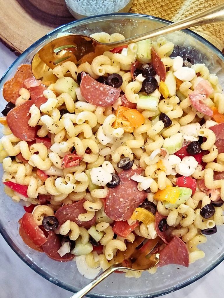 sweet Italian pasta salad