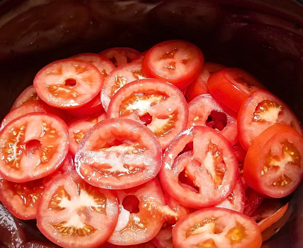 Tomato Slices Crockpot