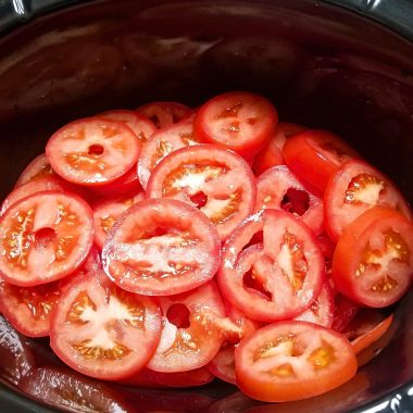 Tomato Slices Crockpot