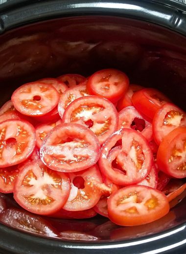 Tomato Slices Crockpot