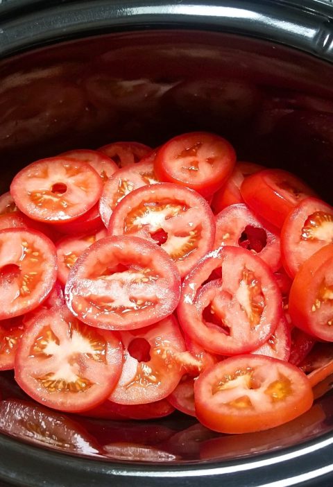 Tomato Slices Crockpot