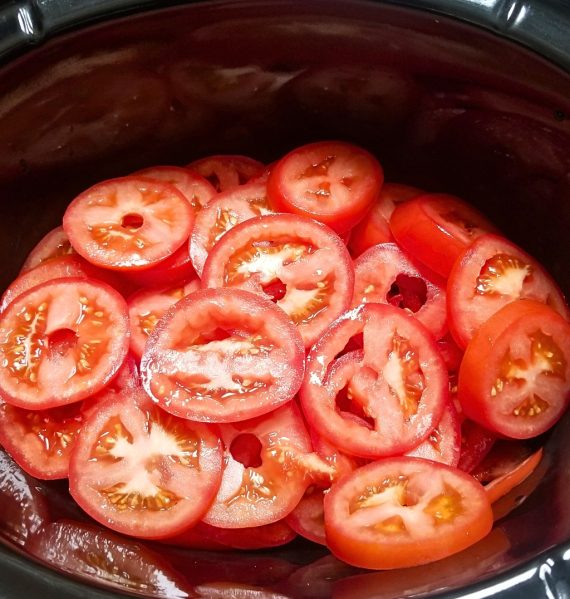 Tomato Slices Crockpot