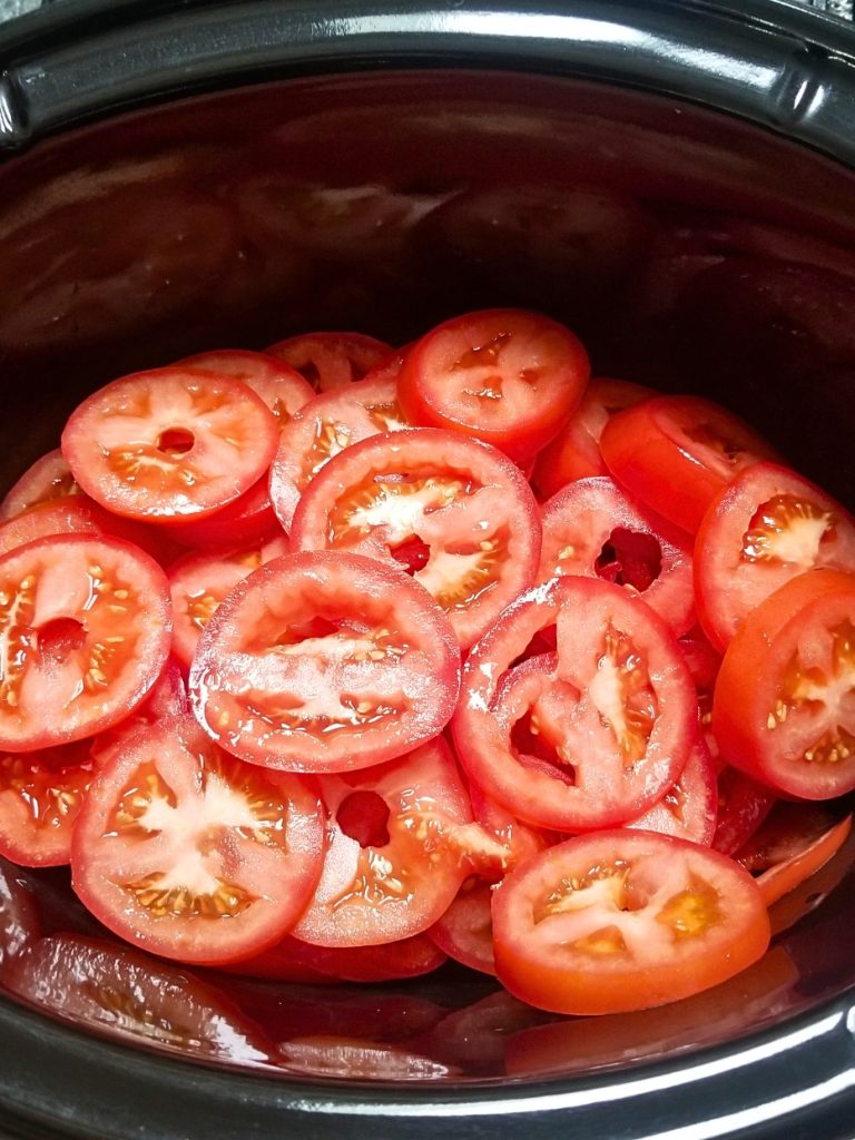 Tomato Slices Crockpot