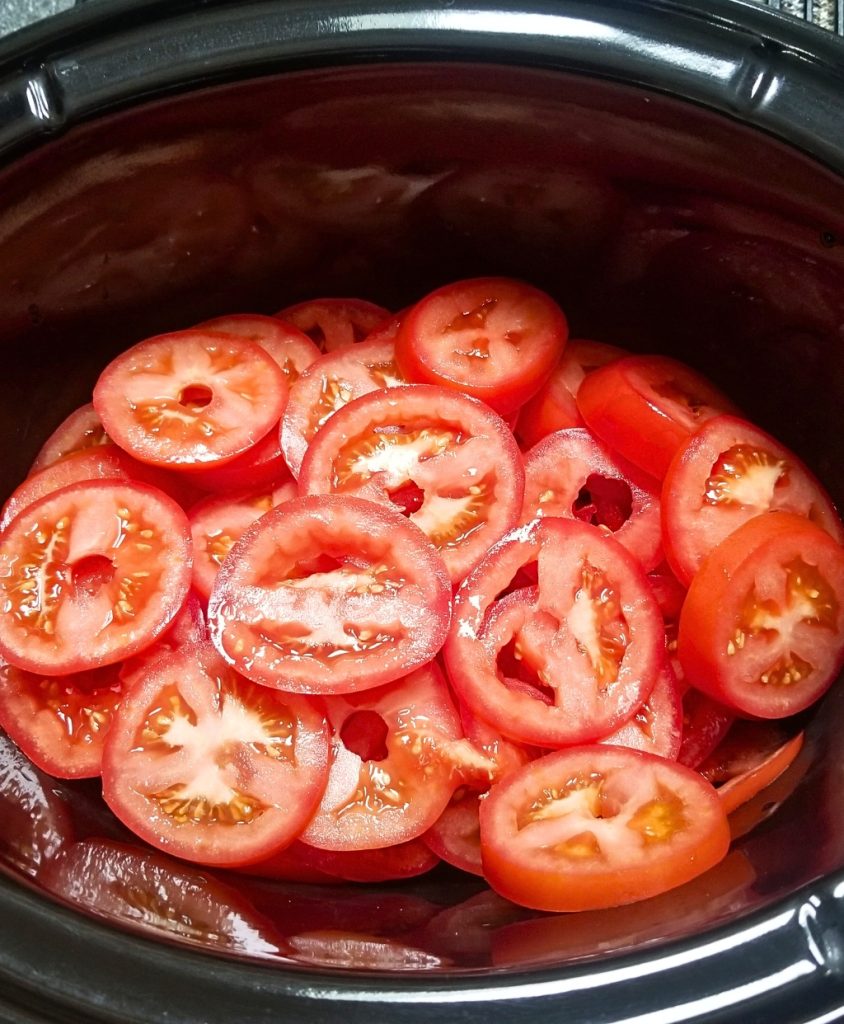 Tomato Slices Crockpot