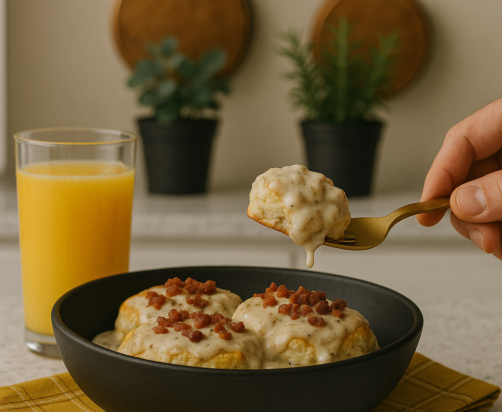 Meat Lovers Biscuits & Gravy