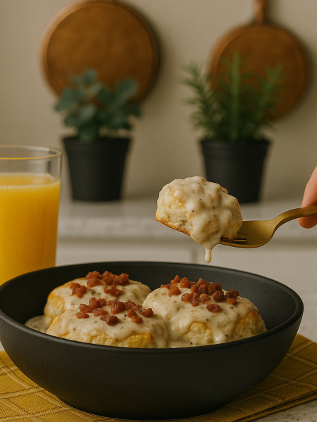 Meat Lovers Biscuits & Gravy