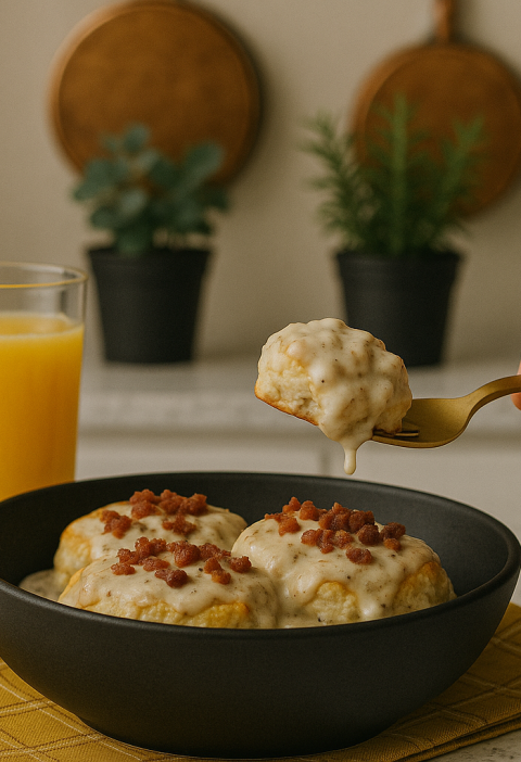 Meat Lovers Biscuits & Gravy