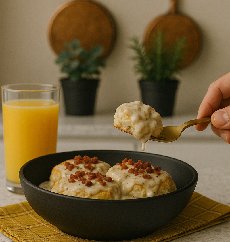 Meat Lovers Biscuits & Gravy