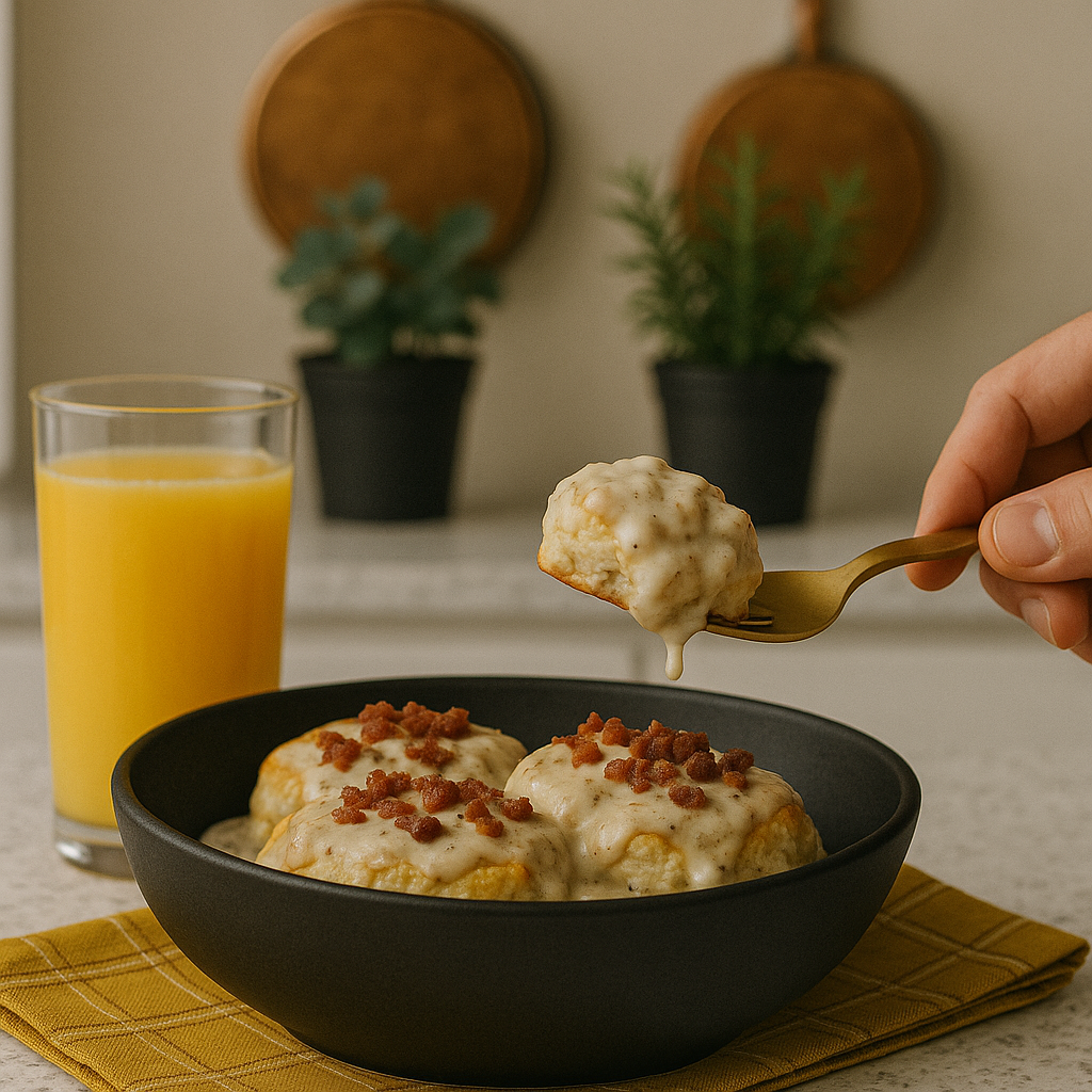 Meat Lovers Biscuits & Gravy