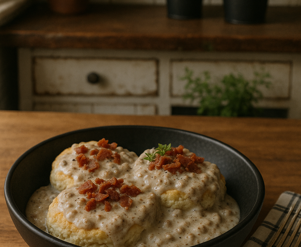 Meat Lovers Biscuits & Gravy