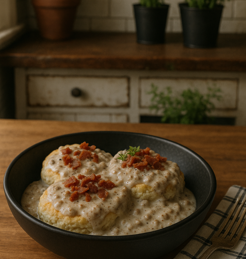 Meat Lovers Biscuits & Gravy