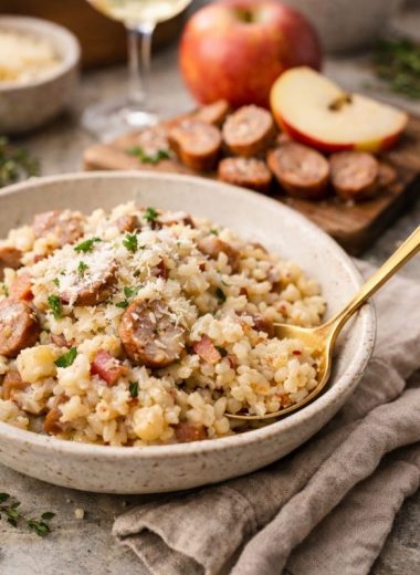 Chicken-apple-oven-baked-risotto